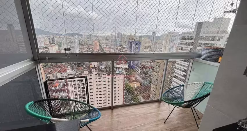 Apartamento com 2 quartos à venda no Embaré, Santos 