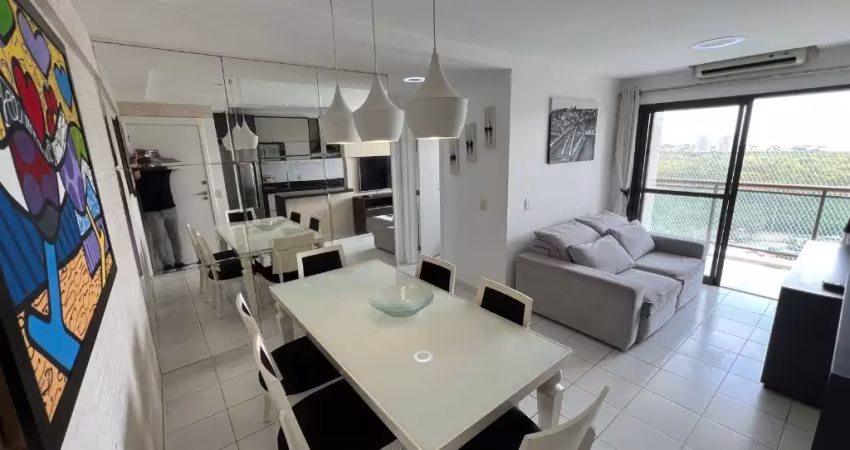 Apartamento 02 quartos totalmente mobiliado no calhau