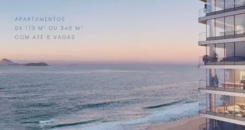 Apartamento 3 suítes na quadra da Praia com vista mar