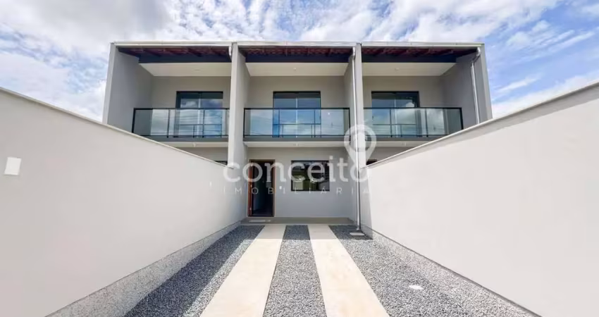Sobrado com 2 dormitórios e 2 vagas na itoupavazinha!