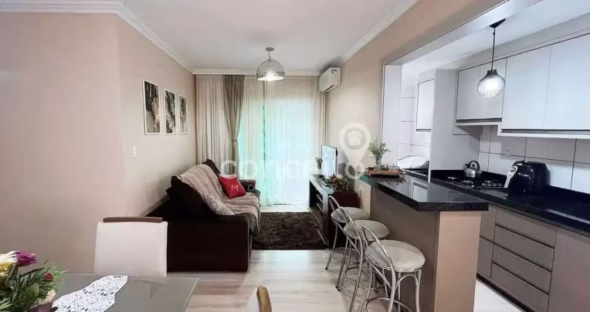 Apartamento semimobiliado com 2 dormitórios no badenfurt!