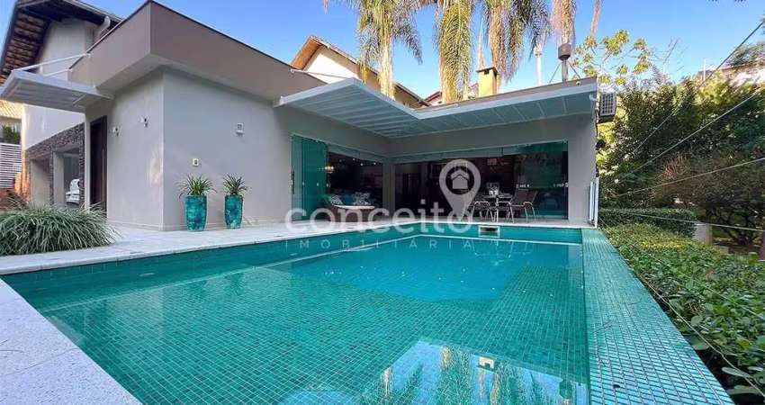 Casa mobiliada com 3 suítes e piscina na itoupava norte!