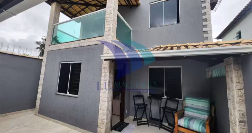 Cod 956- venda- casa duplex independente-palmeiras, cabo frio