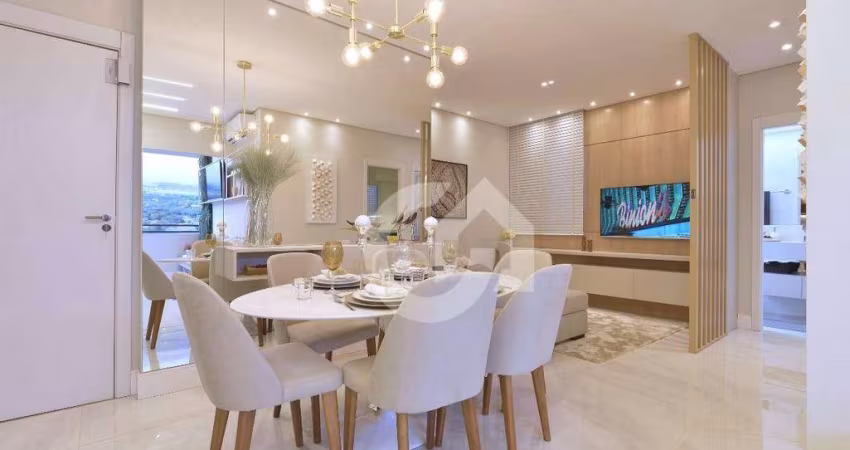 Apartamento com 3 dormitórios à venda, 72 m² por R$ 435.000 - Residencial Dona Margarida - Santa Bárbara D'Oeste/SP