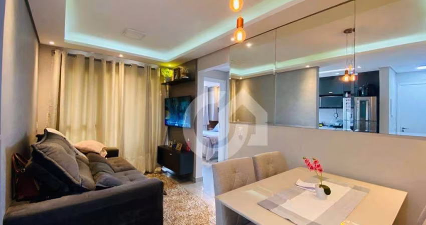 Apartamento com 2 dormitórios à venda, 45 m² por R$ 279.000,00 - Cariobinha - Americana/SP