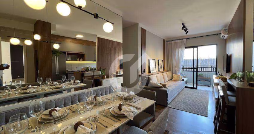 Apartamento com 3 dormitórios à venda, 82 m² por R$ 458.000,00 - Jardim Firenze - Santa Bárbara D'Oeste/SP