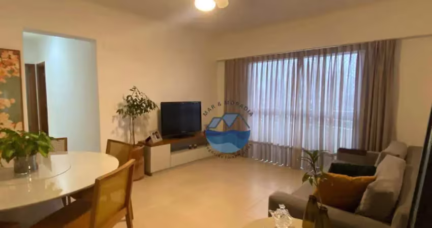 Apartamento com 2 dormitórios à venda, 84 m² por r$ 680.000,00 - macuco - santos/sp