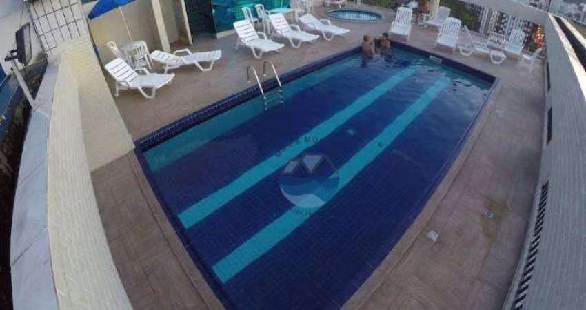 Flat com 1 dormitório, 39 m² - venda por R$ 250.000,00 ou aluguel por R$ 2.950,00/mês - Centro - São Vicente/SP