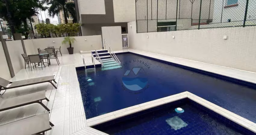 Belíssimo apartamento no bairro de embaré, 128m², 3 suítes, vaga de garagem