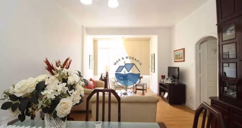 Apartamento com 3 dormitórios à venda, 152 m² por r$ 900.000,00 - boqueirão - santos/sp