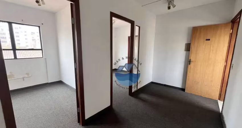 Sala para alugar, 40 m² por r$ 2.600,01/mês - embaré - santos/sp