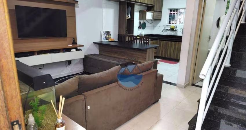Casa com 2 dormitórios à venda, 80 m² por R$ 350.000,00 - Vila Voturuá - São Vicente/SP