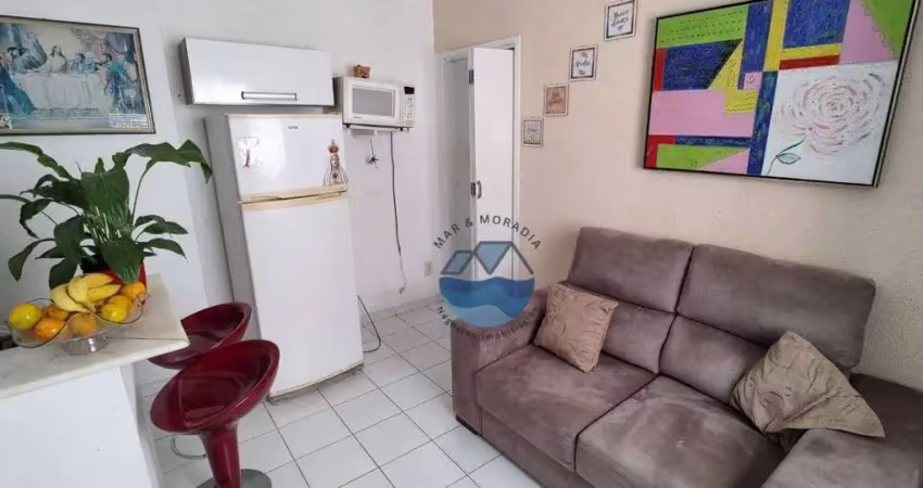 Kitnet com 1 dormitório à venda, 37 m² por r$ 180.000,00 - itararé - são vicente/sp