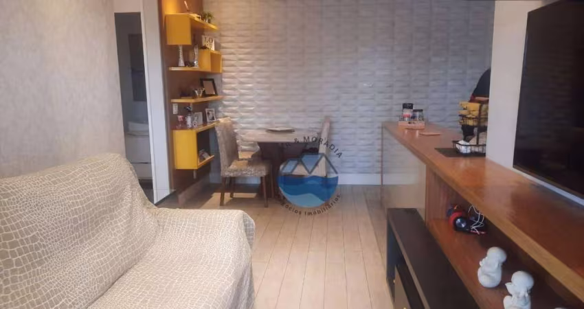 Apartamento com 2 dormitórios à venda, 117 m² por R$ 680.000,00 - Estuário - Santos/SP