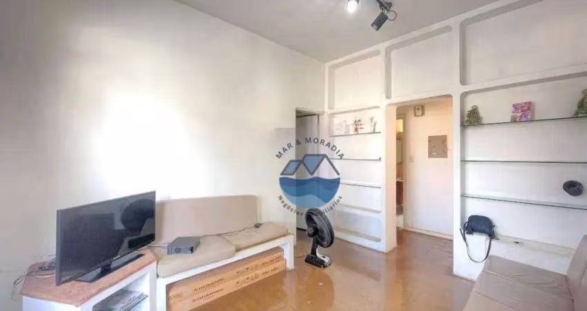Apartamento com 2 dormitórios à venda, 60 m² por R$ 405.000,00 - Embaré - Santos/SP