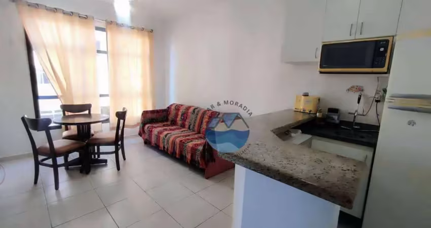 Flat com 1 dormitório à venda, 45 m² por r$ 190.000,00 - itararé - são vicente/sp