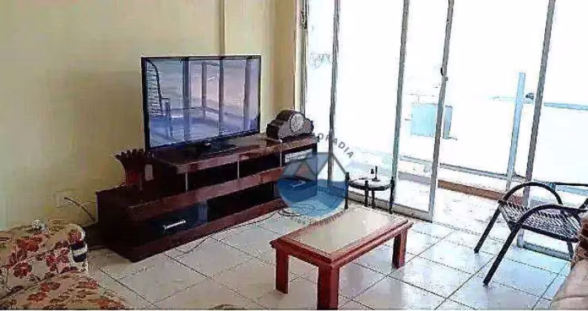 Apartamento 2 quartos, à venda com vista para o mar no gonzaga, santos