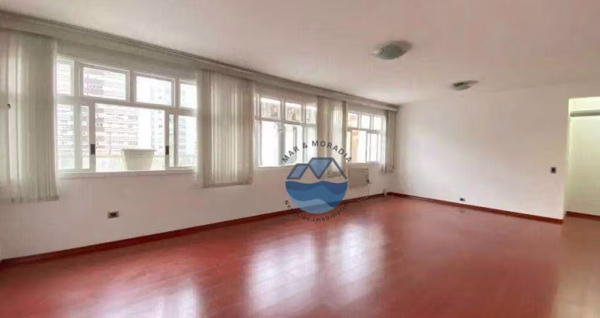 Apartamento com 2 dormitórios à venda, 125 m² por R$ 900.000,00 - Gonzaga - Santos/SP