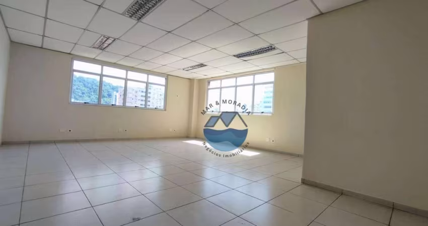 Sala para alugar, 50 m² por R$ 2.121,00/mês - Vila Matias - Santos/SP