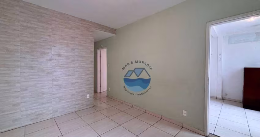 Apartamento com 1 dormitório para alugar, 60 m² por R$ 3.300,02/mês - José Menino - Santos/SP
