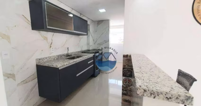 Apartamento garden com 2 quartos - boqueirão, santos