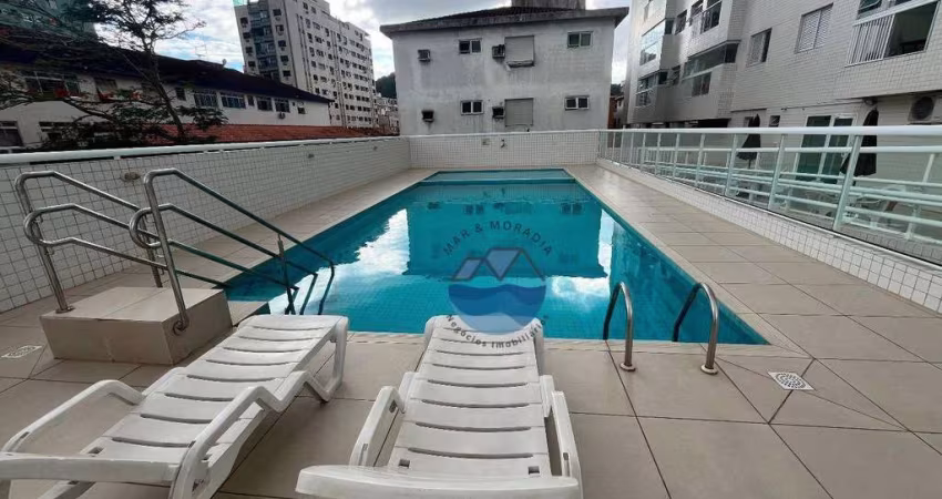 Apartamento com 1 dormitório à venda, 84 m² por R$ 500.000,00 - Campo Grande - Santos/SP