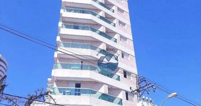 Apartamento com 1 dormitório para alugar, 51 m² por R$ 3.900,02/mês - Gonzaga - Santos/SP