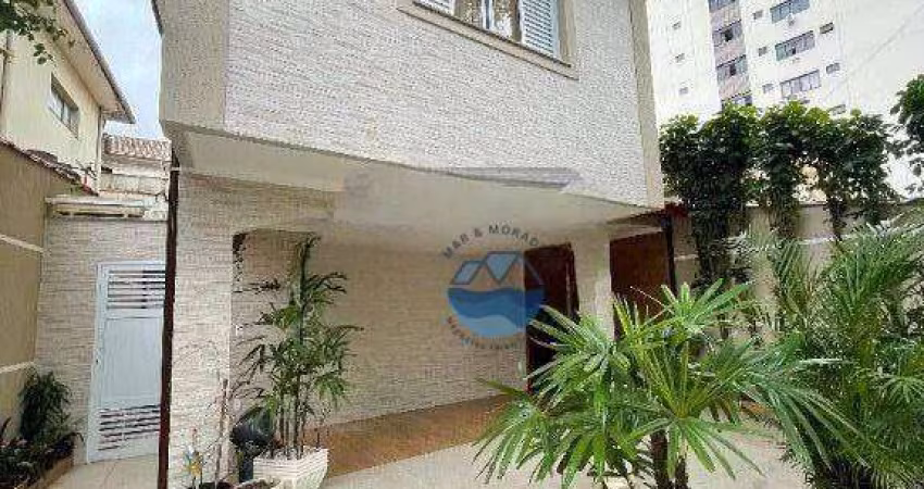 Sobrado com 3 dormitórios à venda, 156 m² por R$ 1.550.000,00 - Aparecida - Santos/SP