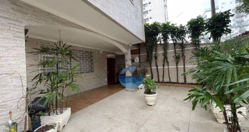 Sobrado com 3 dormitórios à venda, 156 m² por r$ 1.549.000,00 - aparecida - santos/sp