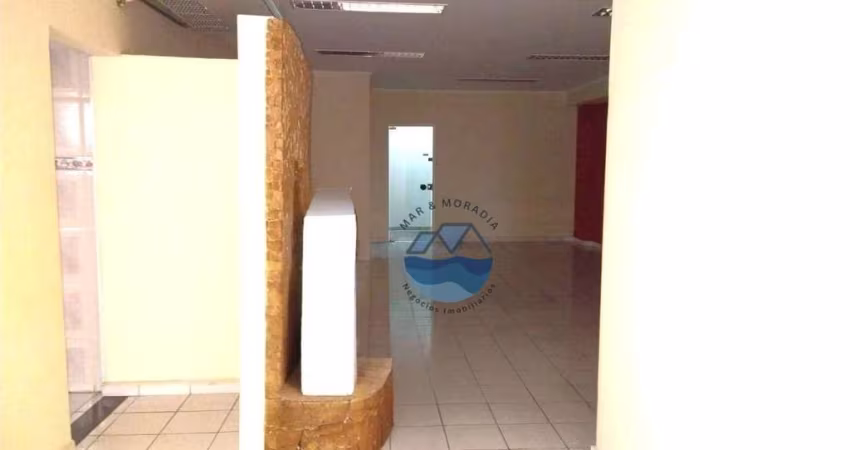 Sala Comercial à Venda, 89m² - Próximo ao Lar das Moças Cegas - Vila Belmiro, Santos