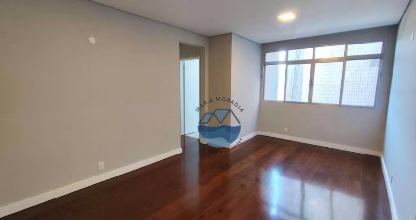 Apartamento com 2 dormitórios à venda, 90 m² por R$ 480.000,00 - Campo Grande - Santos/SP