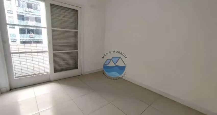 Apartamento com 1 dormitório, 41 m² - venda por r$ 385.000,00 ou aluguel por r$ 3.100,11/mês - gonzaga - santos/sp