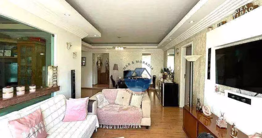 Apartamento à venda 2 quartos, vaga demarcada escriturada - pompéia em santos