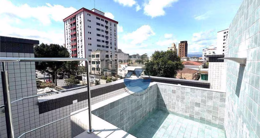Casa Sobreposta Alta Duplex,  3 Quartos - Aparecida em Santos