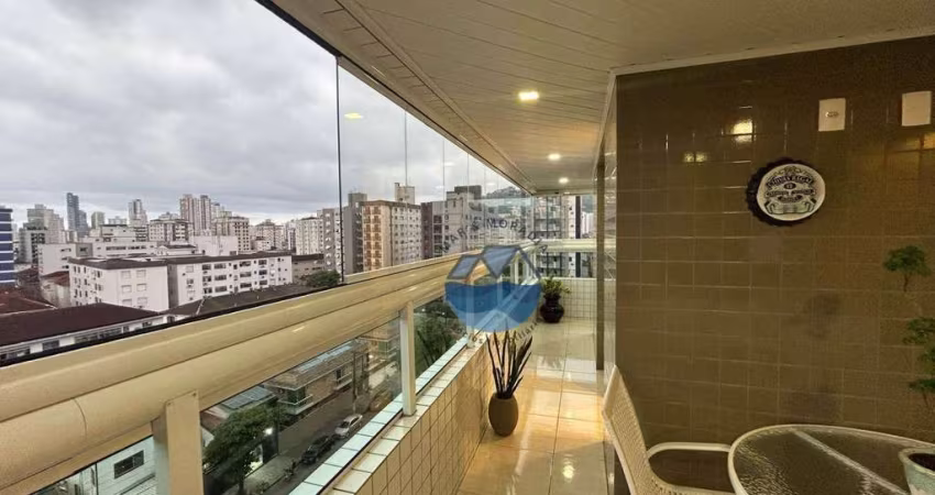 Apartamento com 2 dormitórios à venda, 92 m² por R$ 900.000,00 - Campo Grande - Santos/SP