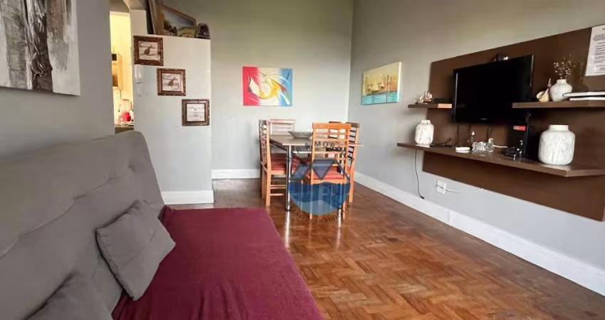 Apartamento com 1 dormitório à venda, 58 m² por R$ 280.000,00 - Centro - São Vicente/SP