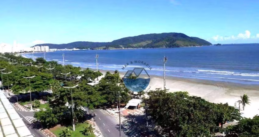 Apartamento 3 Quartos com VISTA TOTAL LIVRE para o Mar - Boqueirão em Santos