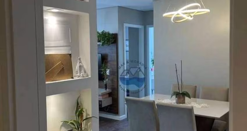 Apartamento com 2 dormitórios à venda, 44 m² por R$ 295.000,00 - Castelo - Santos/SP