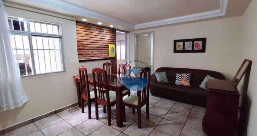 Apartamento com 2 dormitórios à venda, 56 m² por R$ 488.000,00 - Pompéia - Santos/SP