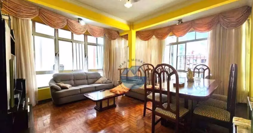 Apartamento 3 quartos, à duas quadras da praia - boqueirão em santos