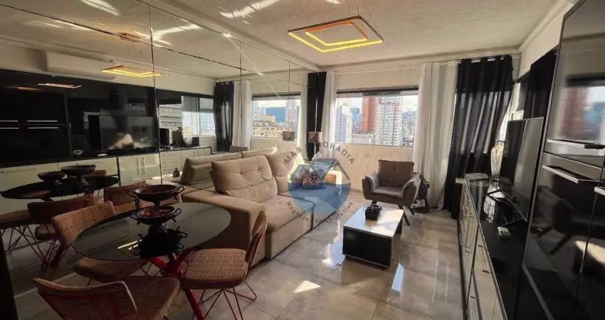 Apartamento, 57 m² - venda por r$ 530.000,00 ou aluguel por r$ 5.500,01/mês - gonzaga - santos/sp