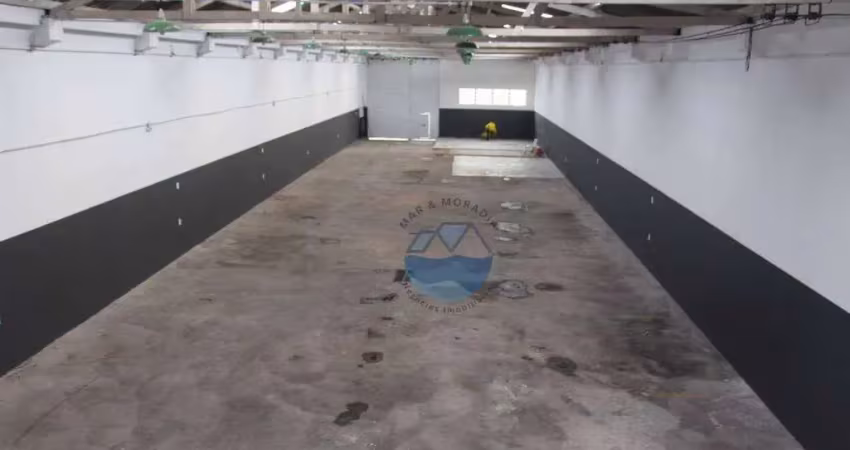Galpão para alugar, 639 m² por r$ 20.556/mês - vila mala matias - santos/sp