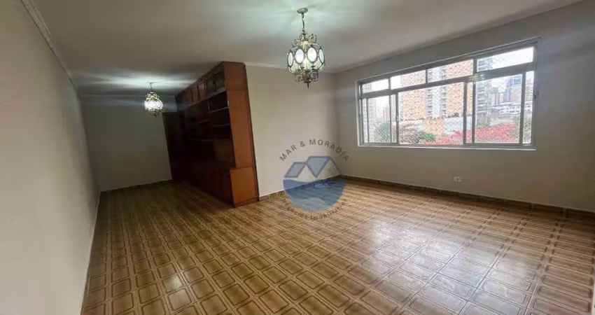 Apartamento com 3 dormitórios para alugar, 173 m² por r$ 5.442,55/mês - ponta da praia - santos/sp