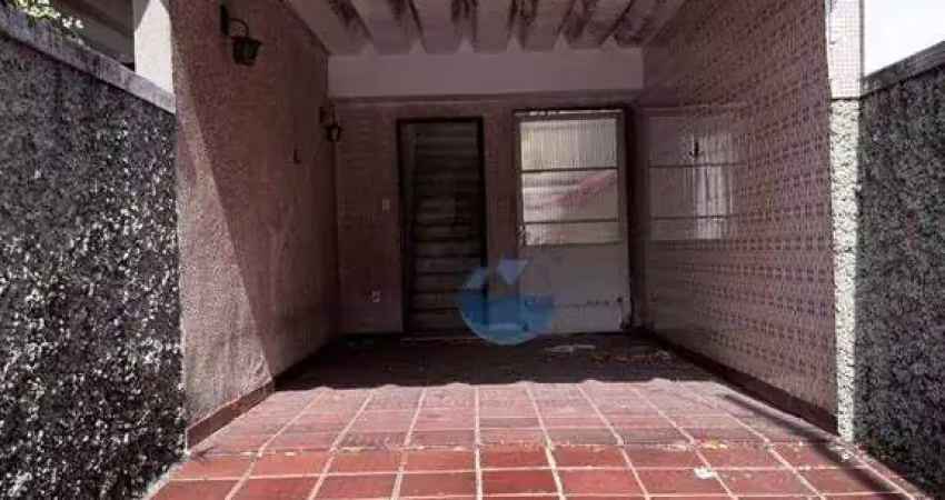Casa com 3 dormitórios para alugar, 165 m² por r$ 4.500,00/mês - embaré - santos/sp