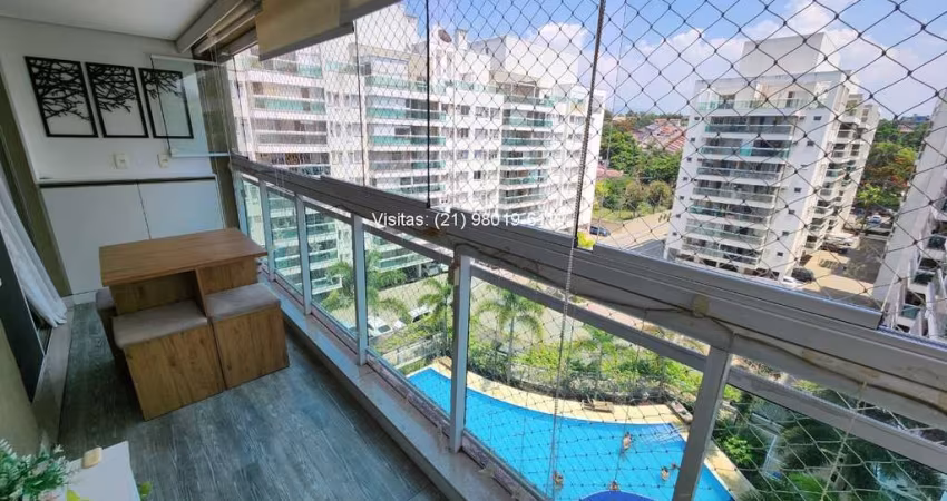 Oportunidade: Apartamento de 3 quartos no Pechincha, Vernissage, mobiliado e decorado, financia