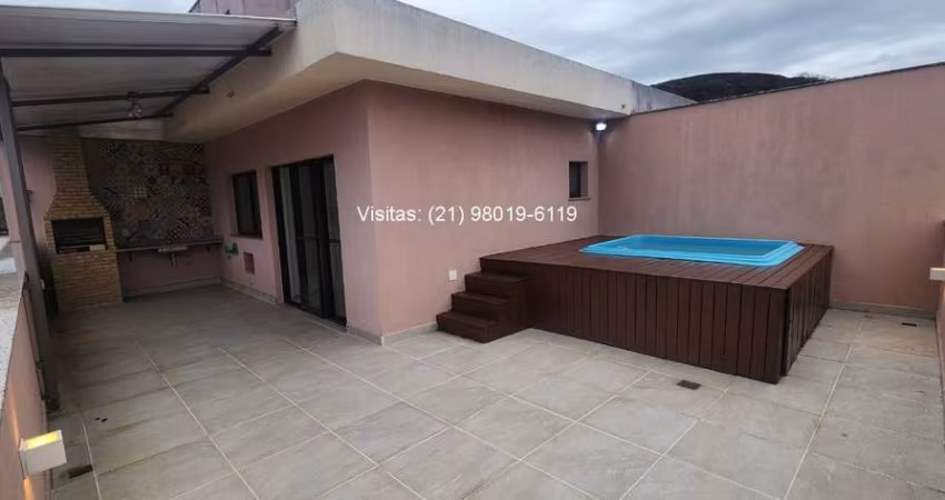 Oportunidade: Cobertura no Mio, 164m, já com piscina e churrasqueira e armários, financia e aceita FGTS