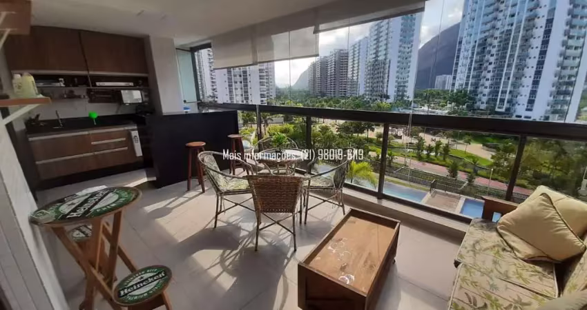 Apartamento no Saint Michel, Ilha Pura, 4 suítes, 160m, 3 vg, com linda vista