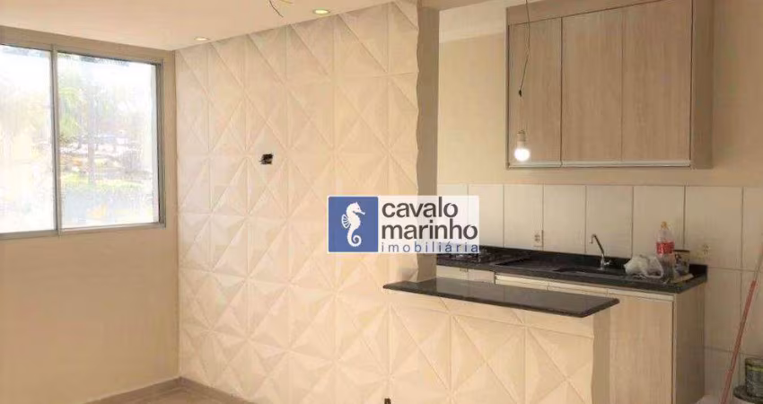 Apartamento com 2 dormitórios à venda, 48 m² por R$ 205.000,00 - Reserva Sul Condomínio Resort - Ribeirão Preto/SP