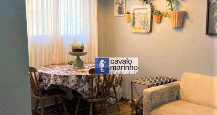 Apartamento com 2 dormitórios à venda, 48 m² por R$ 160.000 - Ipiranga - Ribeirão Preto/SP