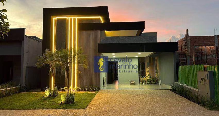 Casa com 3 dormitórios à venda, 166 m² por R$ 1.265.000,00 - Vivendas da Mata - Ribeirão Preto/SP